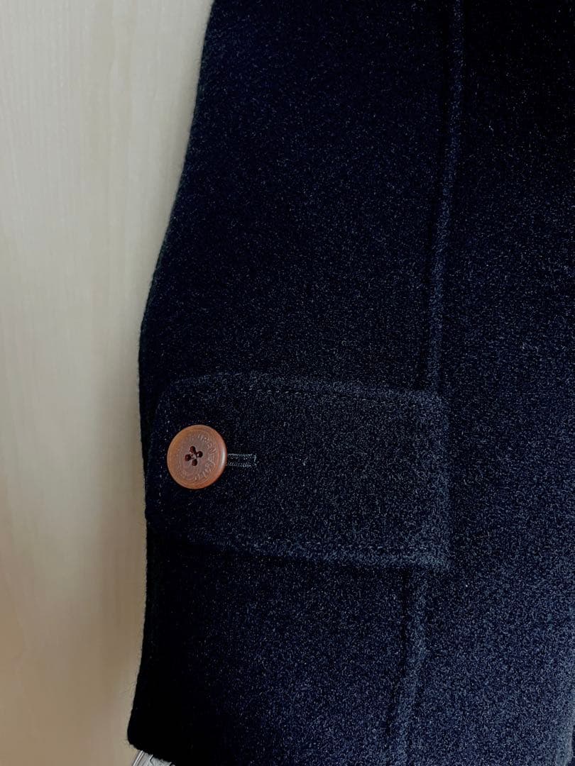 90s ポロラルフローレン 日本製 三角タグ ダッフルコート 大きいサイズ 黒色