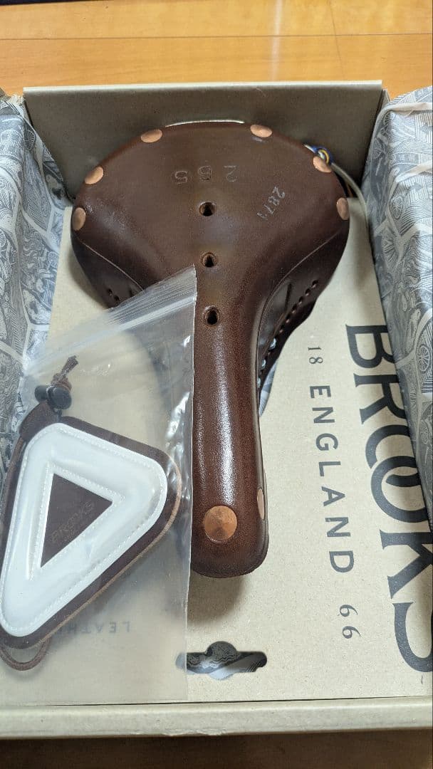 ブルーラグ　BROOKS　ブルックス　サドル　B17　ブラウン