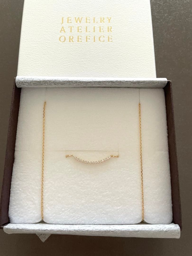 【新品未使用】オレフィーチェK18YGポルテ(チェーン幅1.1mmへ変更)