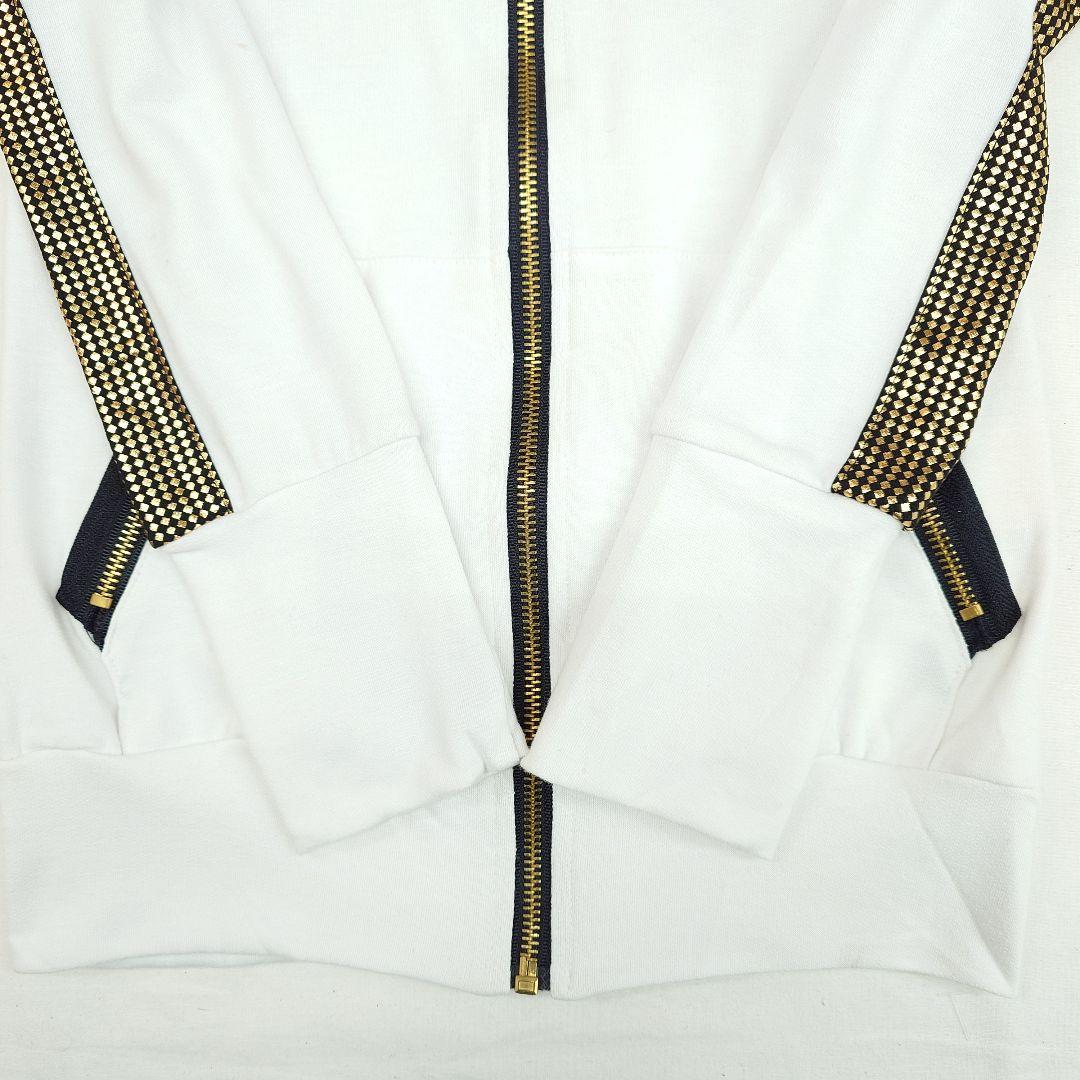 【新品】d.i.a. スカルプリント ゴールド 悪羅悪羅系 パーカー Y2K