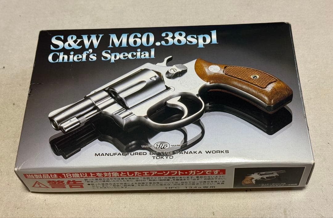 HW樹脂製 タナカ S&W M60 .38spl チーフ2inch 未使用極美品