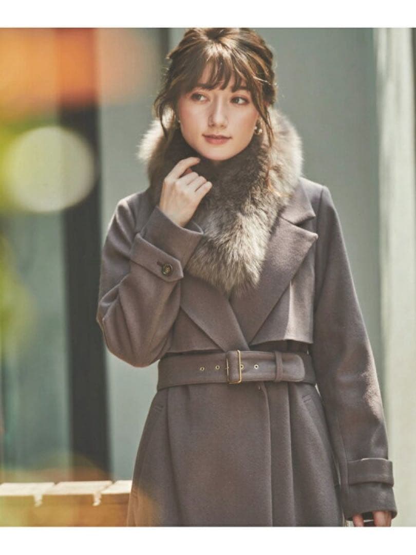 【4r.2i.0309】ノエラ　ウールトレンチコート