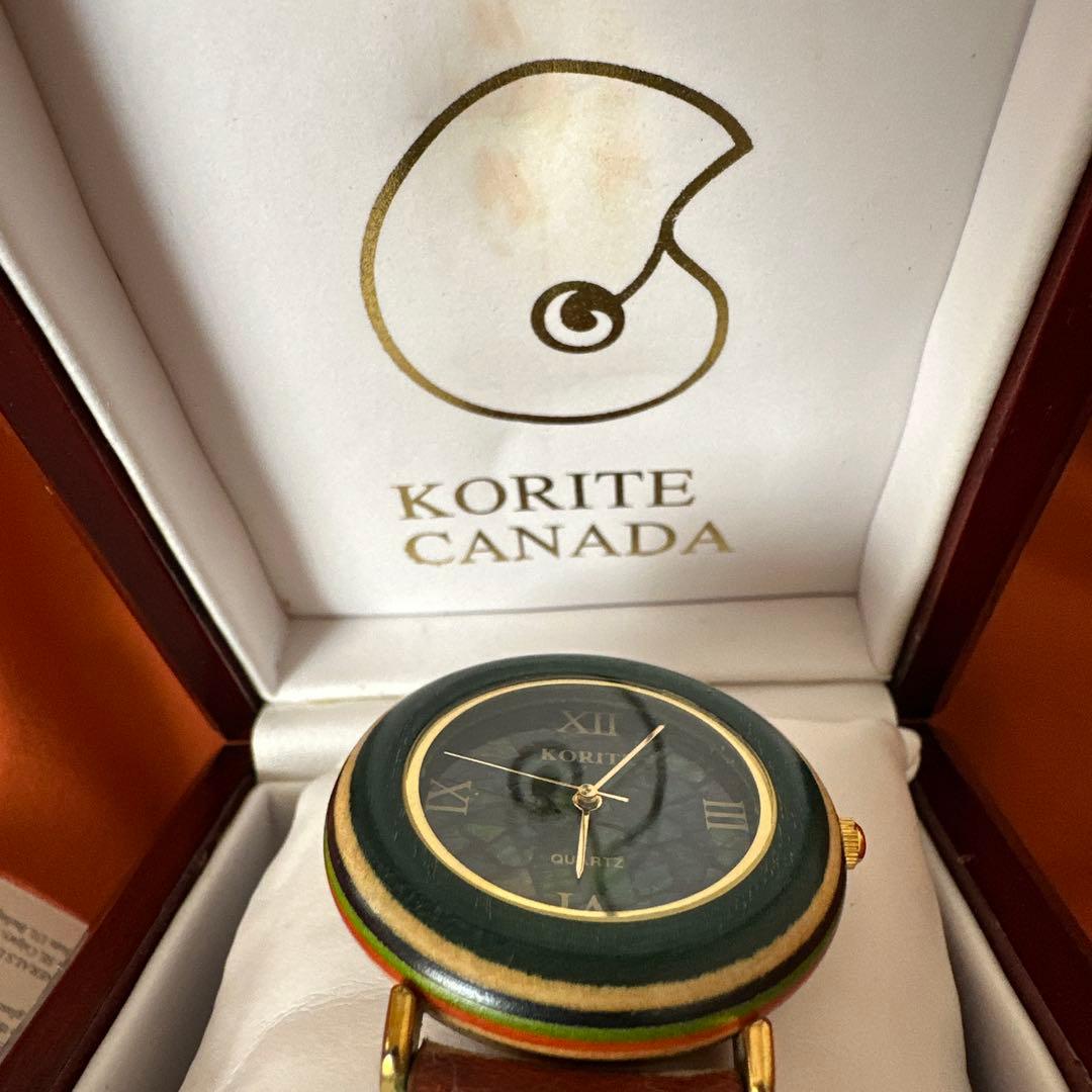 KORITE アモナイト クォーツ腕時計