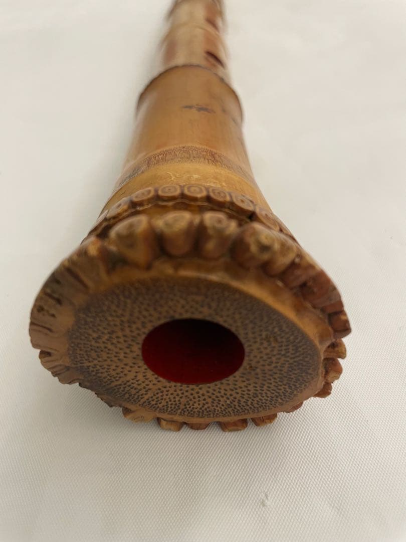 ❷超希少 尺八 昌山4本 銘なし1本 5本まとめ売り ケース付き 和楽器