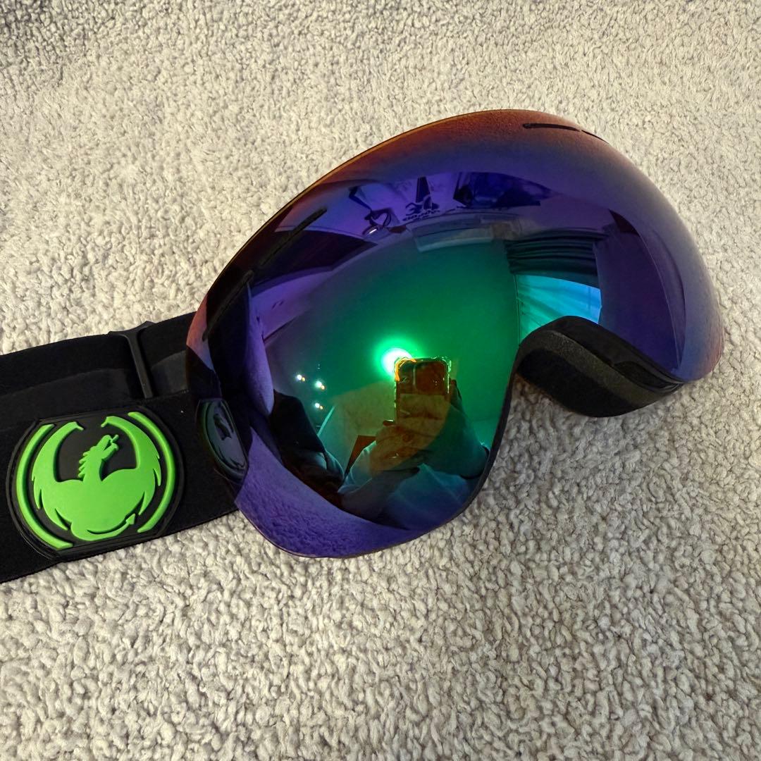 Dragon ゴーグル ブルーミラーレンズ　箱あり