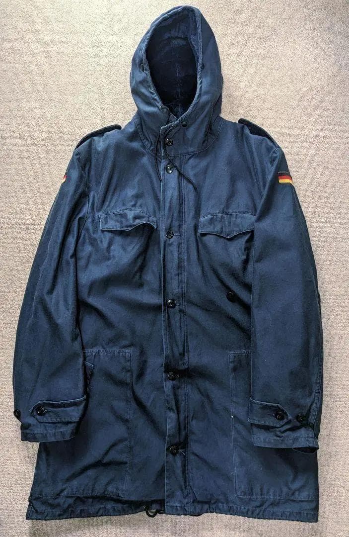 古着 90s ドイツ軍 フィールドパーカー 実物 脱着ボアライナー 希少カラー