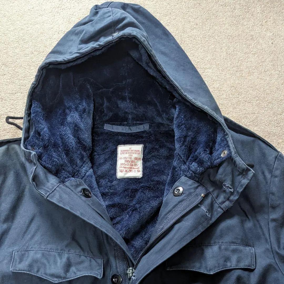 古着 90s ドイツ軍 フィールドパーカー 実物 脱着ボアライナー 希少カラー