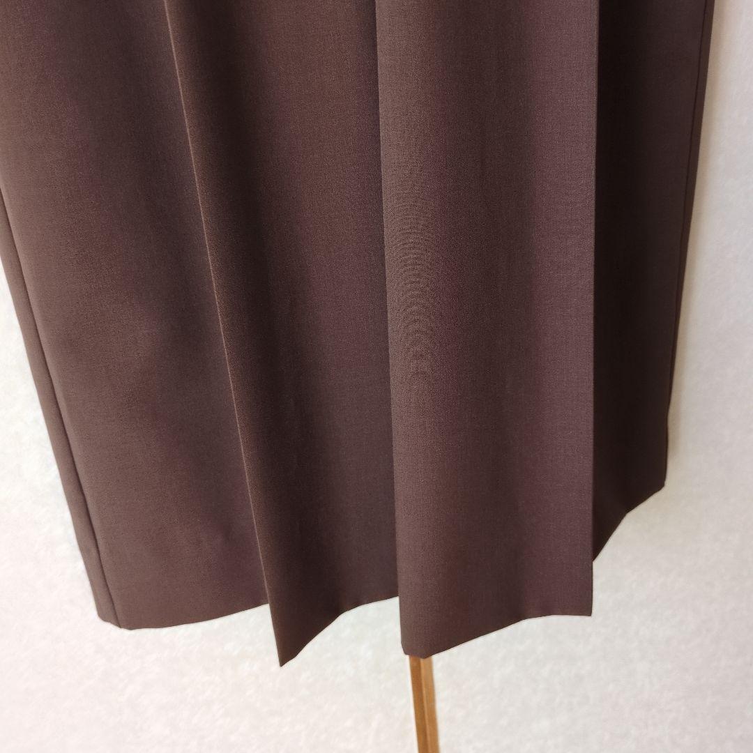 極美品　ルーニィ♥麻調コンビネゾン　ブラウン　38　ホームクリーニング可能