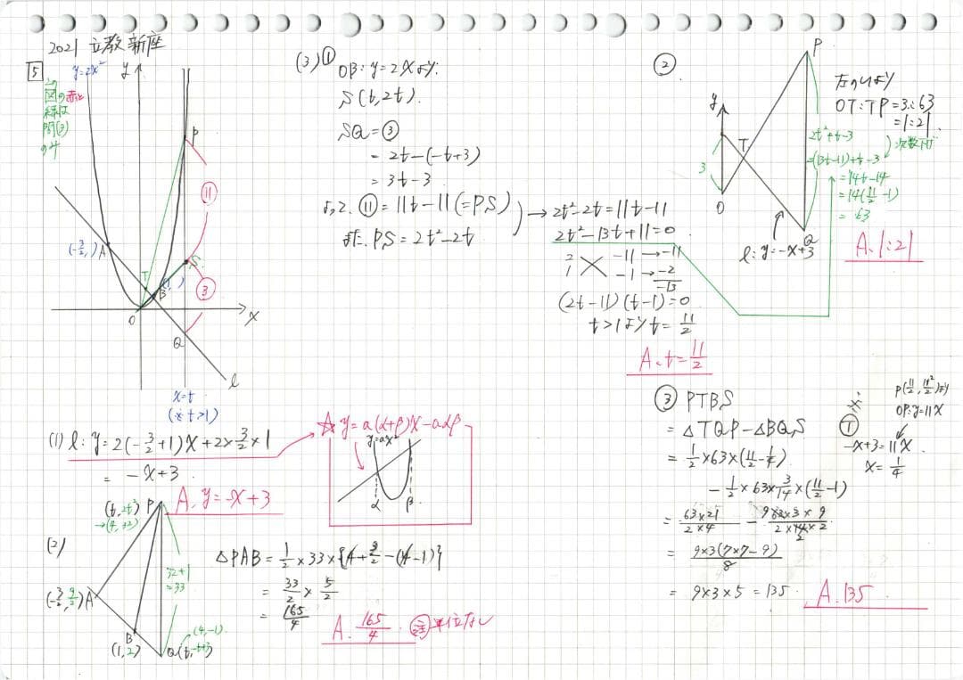 塾講師オリジナル数学解説 立教新座2015-25高校入試 全問動画付