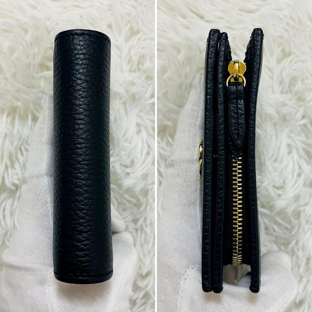 極美✨付属完備✨GUCCI 二つ折り GGマーモント バイカラー 日本限定