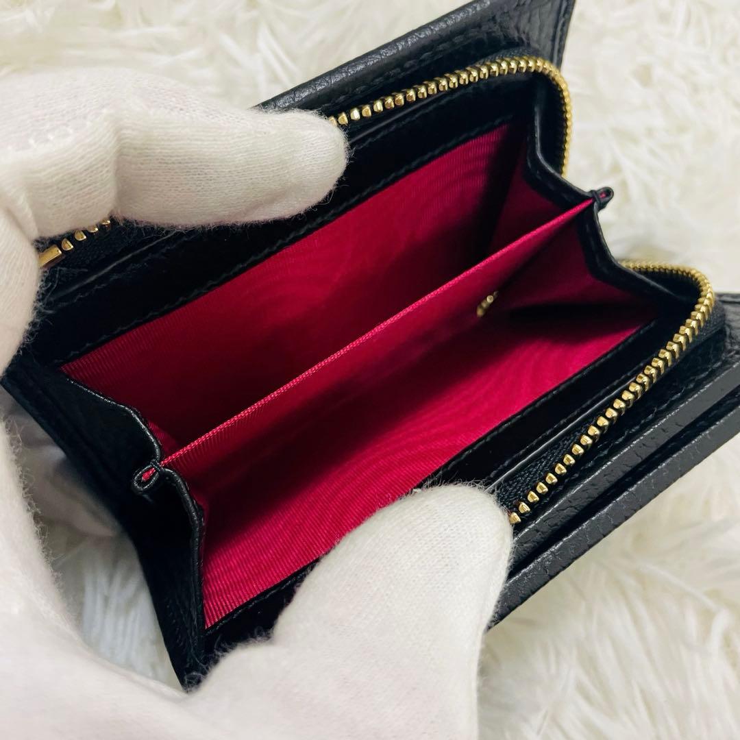 極美✨付属完備✨GUCCI 二つ折り GGマーモント バイカラー 日本限定