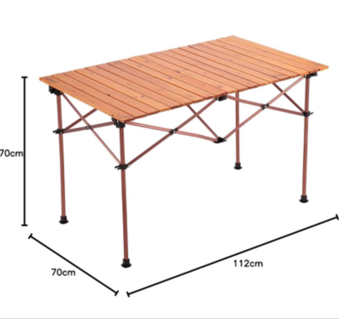 Coleman ナチュラルウッドロールテーブル クラシック(110)