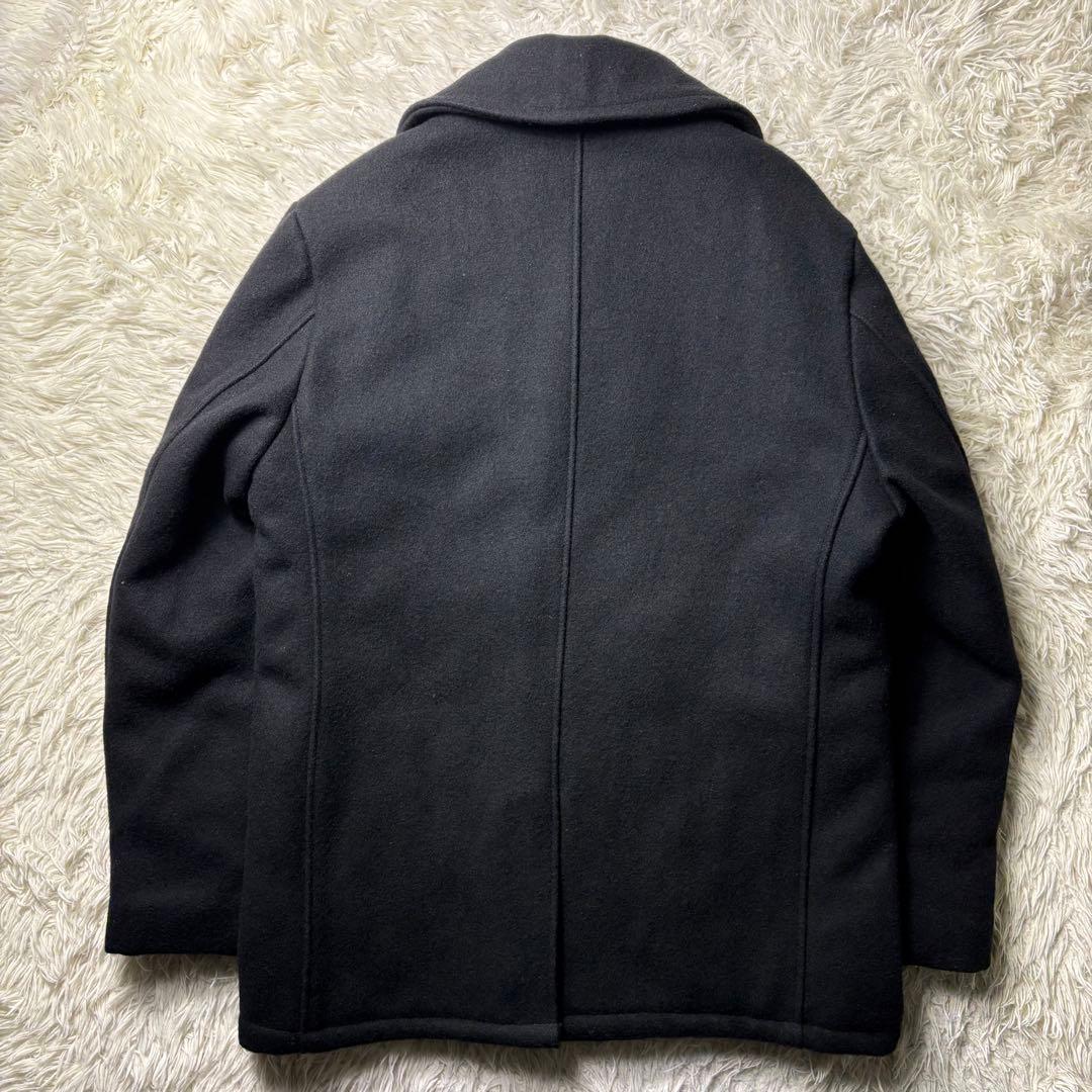 40サイズ　schott ピーコート　740 キルティング　USA製　ネイビー