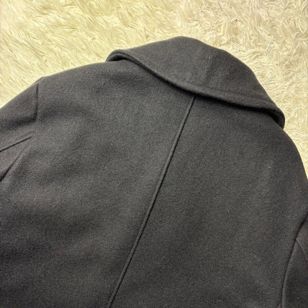 40サイズ　schott ピーコート　740 キルティング　USA製　ネイビー