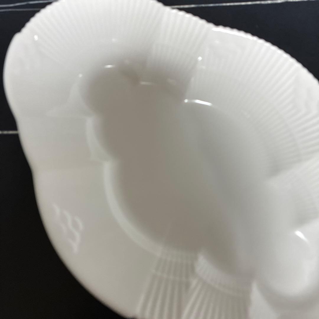 ロイヤルコペンハーゲン ホワイトエレメンツ　オーバルディッシュ　23㎝　3枚