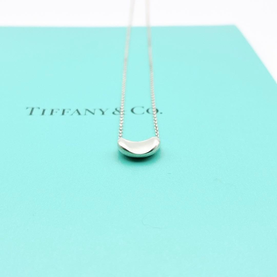 2925-1 人気✨Tiffany ビーン　スモール　ネックレス　SV925