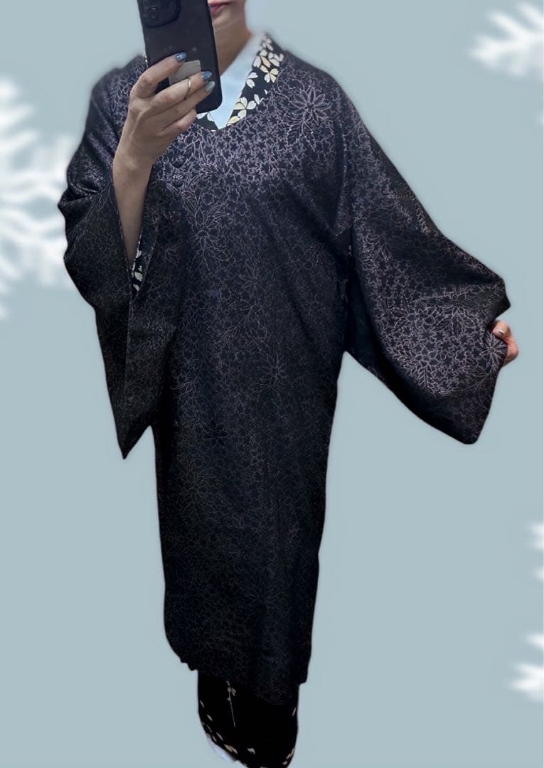 お値下げ 逸品 輪奈コート ロング和装コート