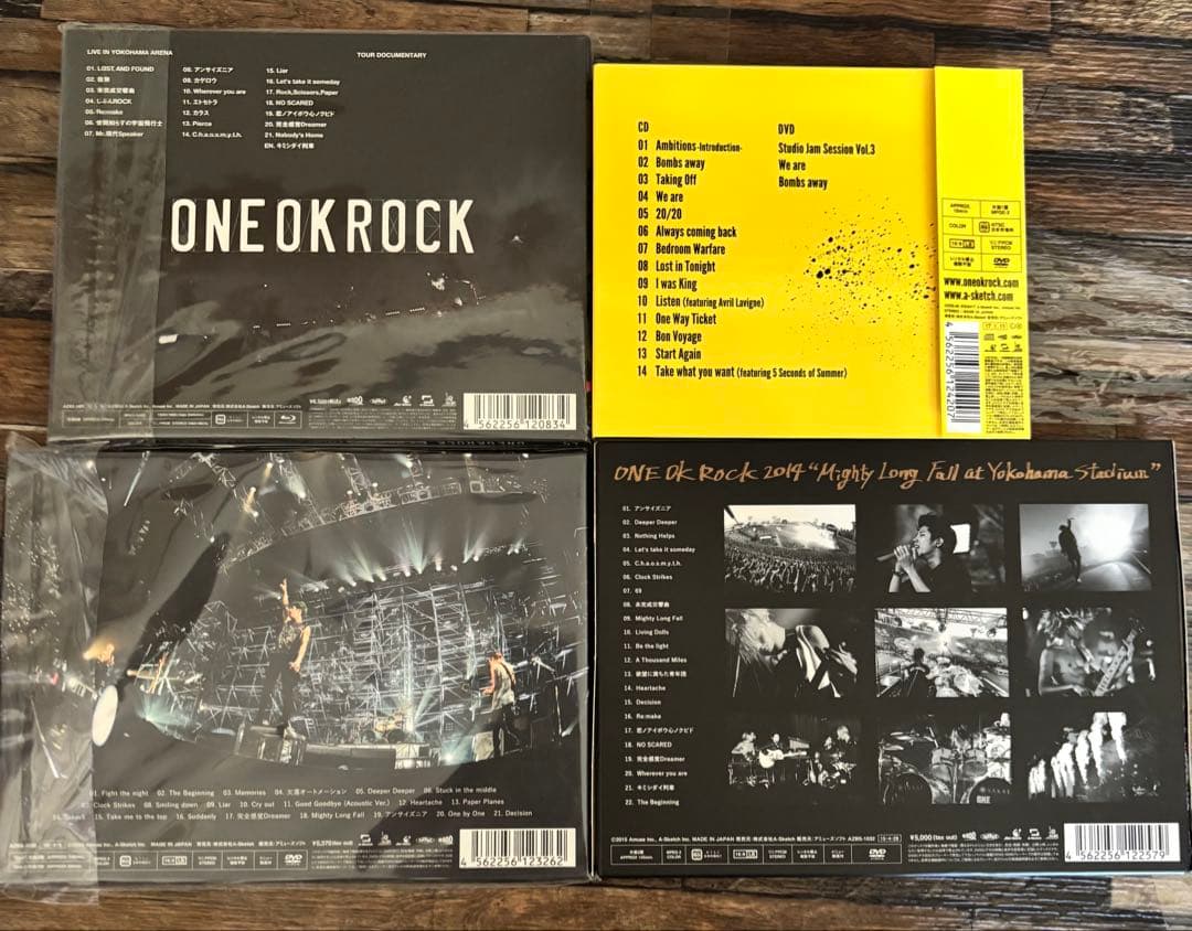 ワンオクONE OK ROCK CD&DVDセット