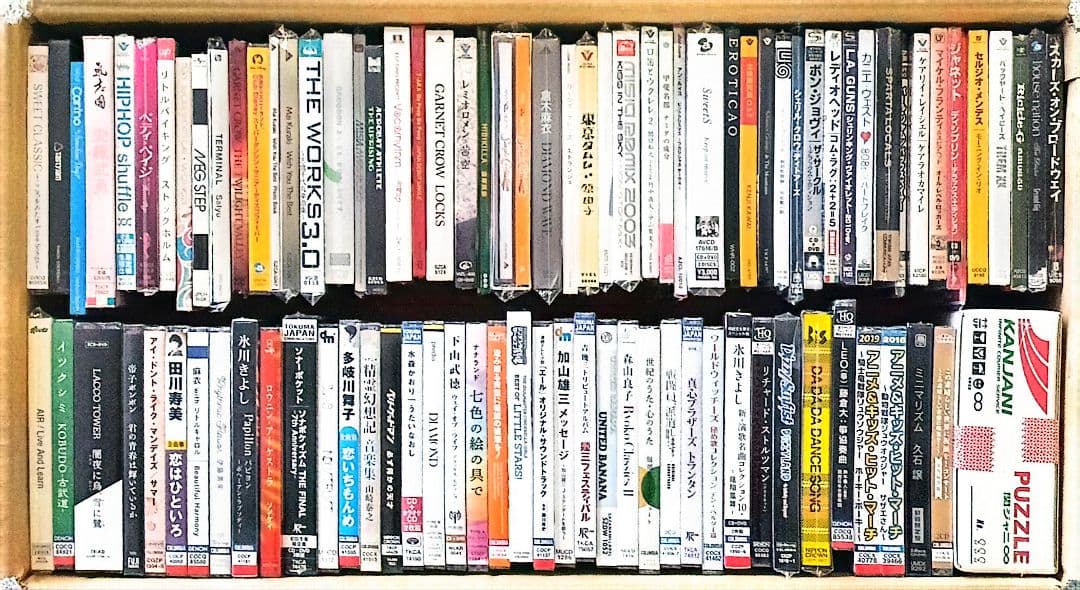 A5 未開封アルバム 90枚 若干洋楽は多い、外装汚れ傷みやケース凹み日焼けあり