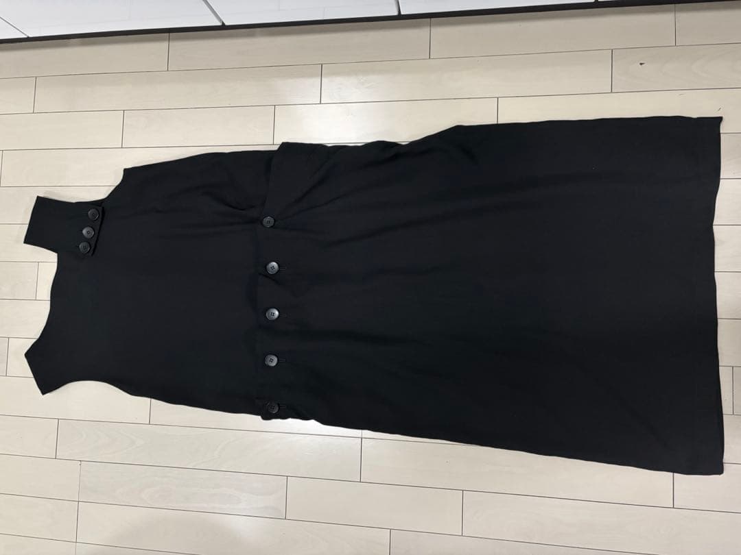 【美品】Limi feu ボタンワンピース　ブラック