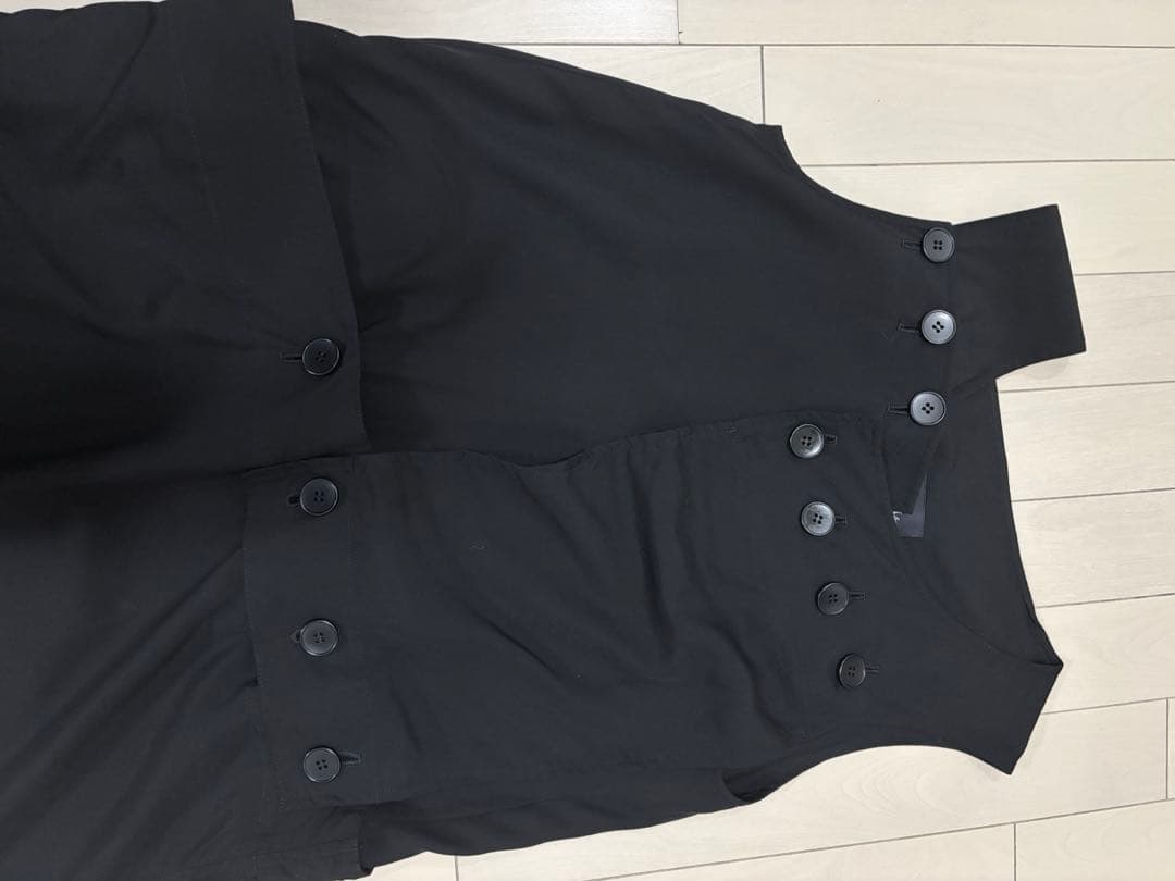 【美品】Limi feu ボタンワンピース　ブラック