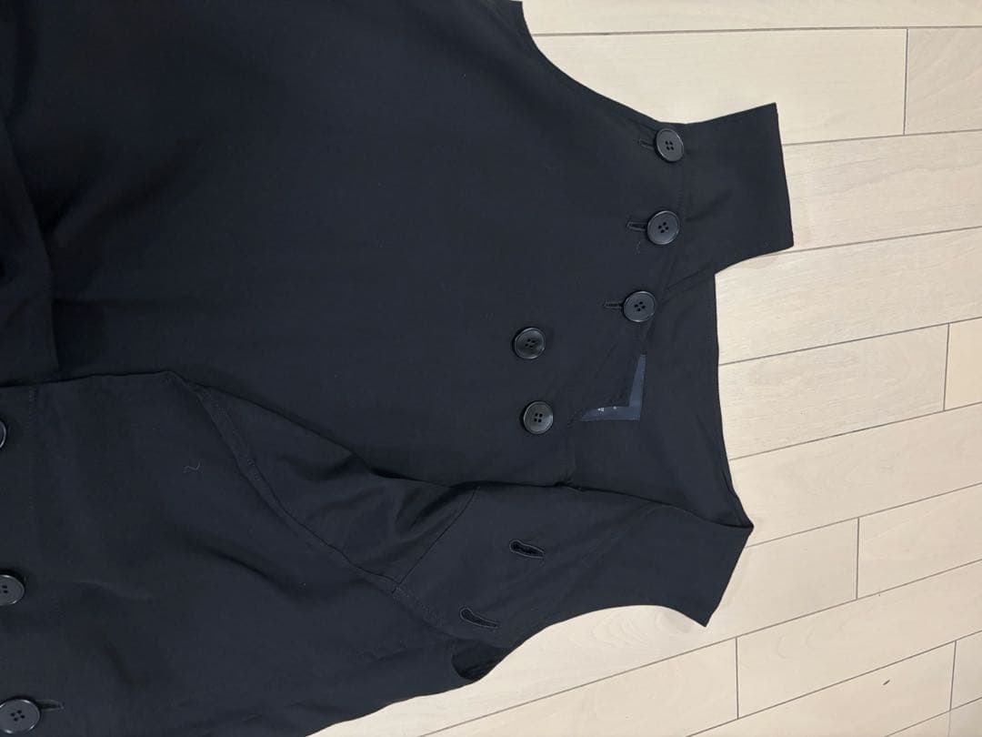 【美品】Limi feu ボタンワンピース　ブラック