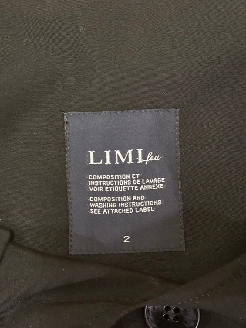 【美品】Limi feu ボタンワンピース　ブラック
