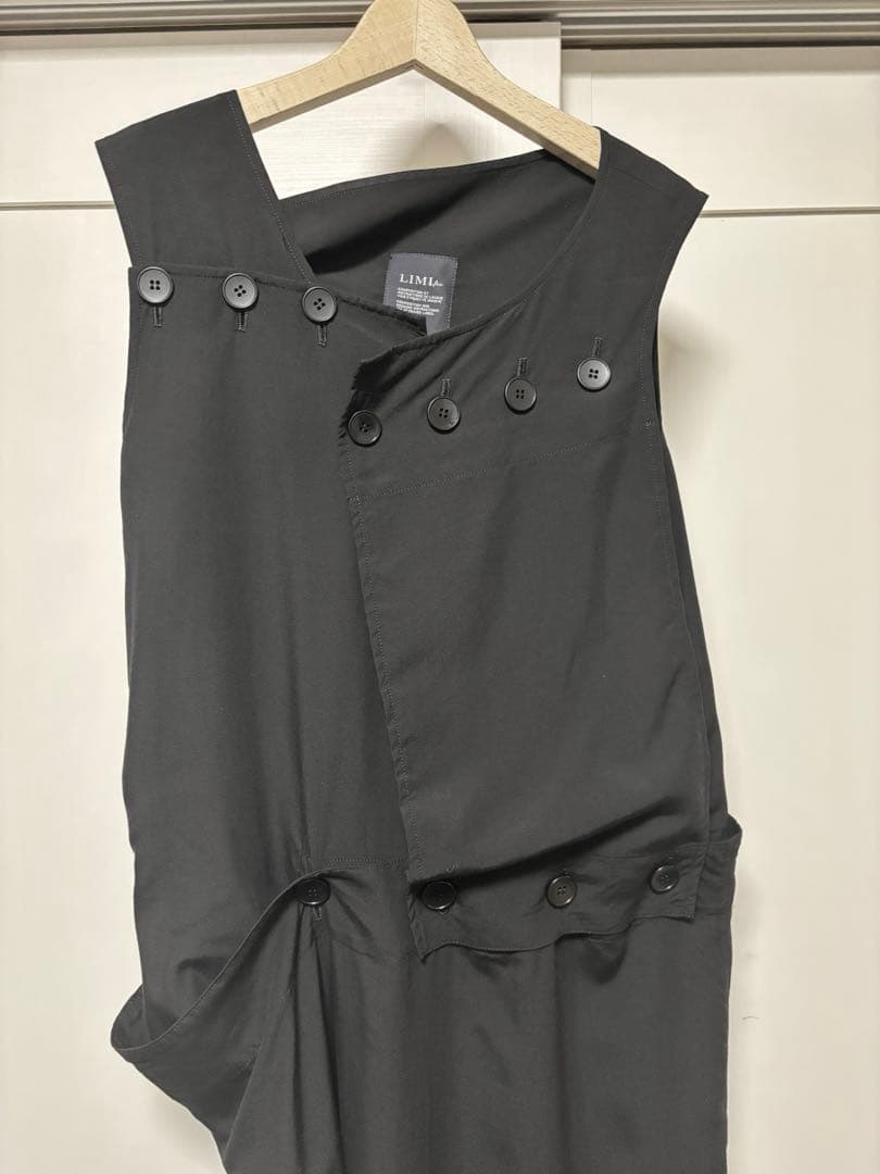 【美品】Limi feu ボタンワンピース　ブラック