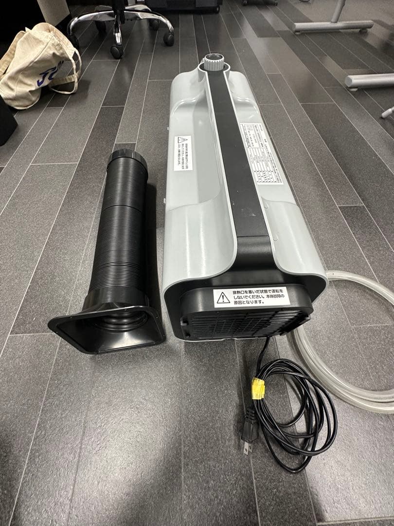 CAC-8A エアコン本体 グレー 排気ダクト付き