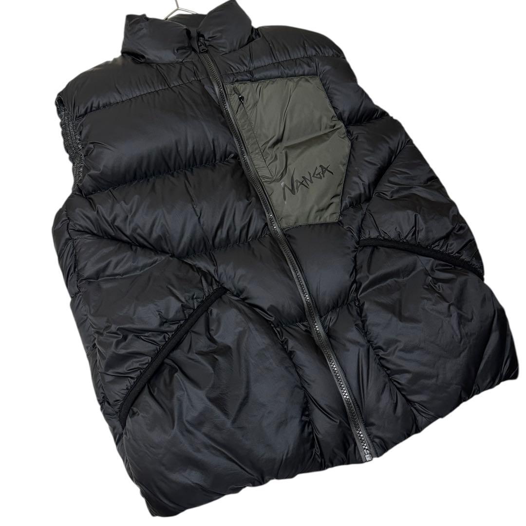 美品 NANGA ナンガ マゼノリッジベスト ナンガダウンベスト L
