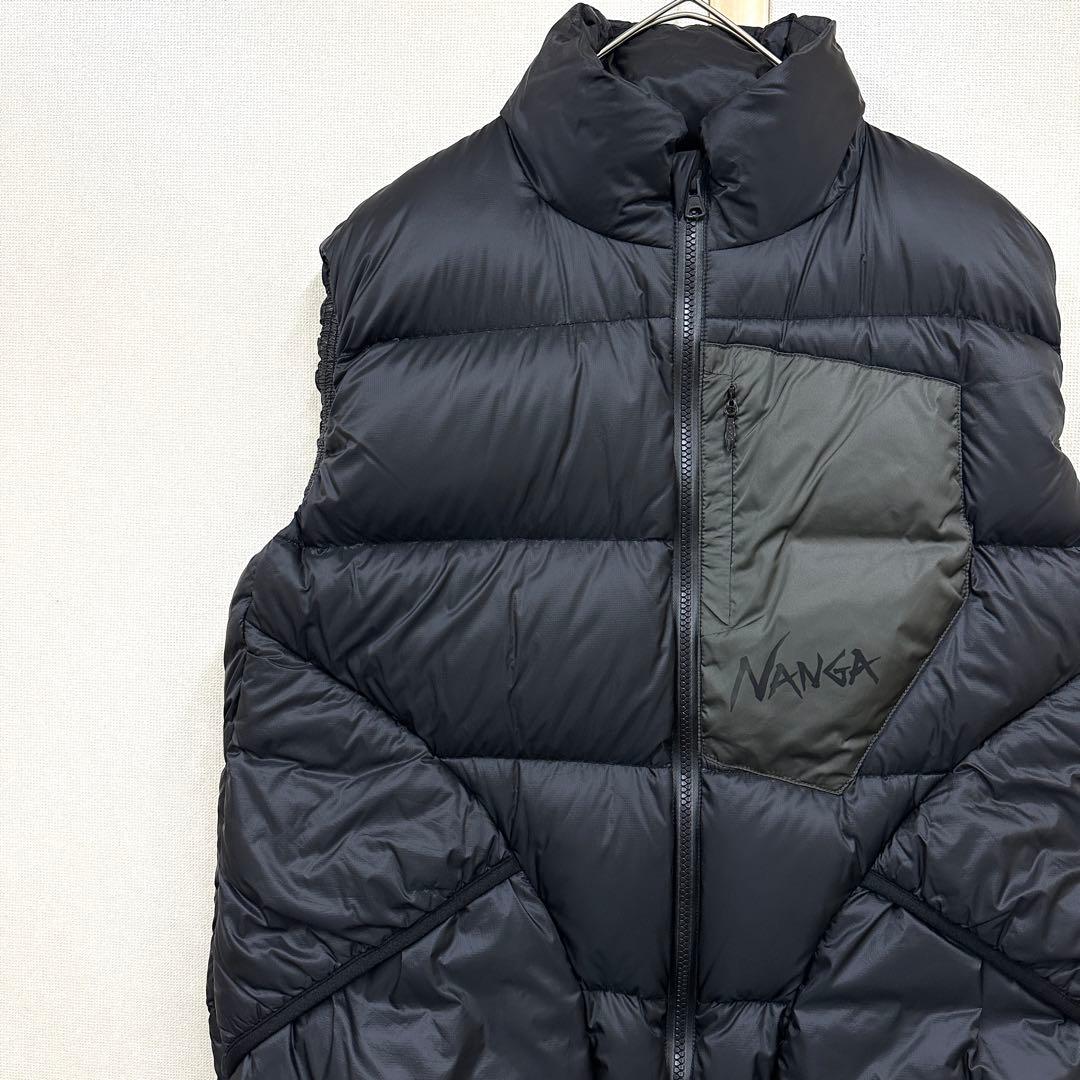 美品 NANGA ナンガ マゼノリッジベスト ナンガダウンベスト L