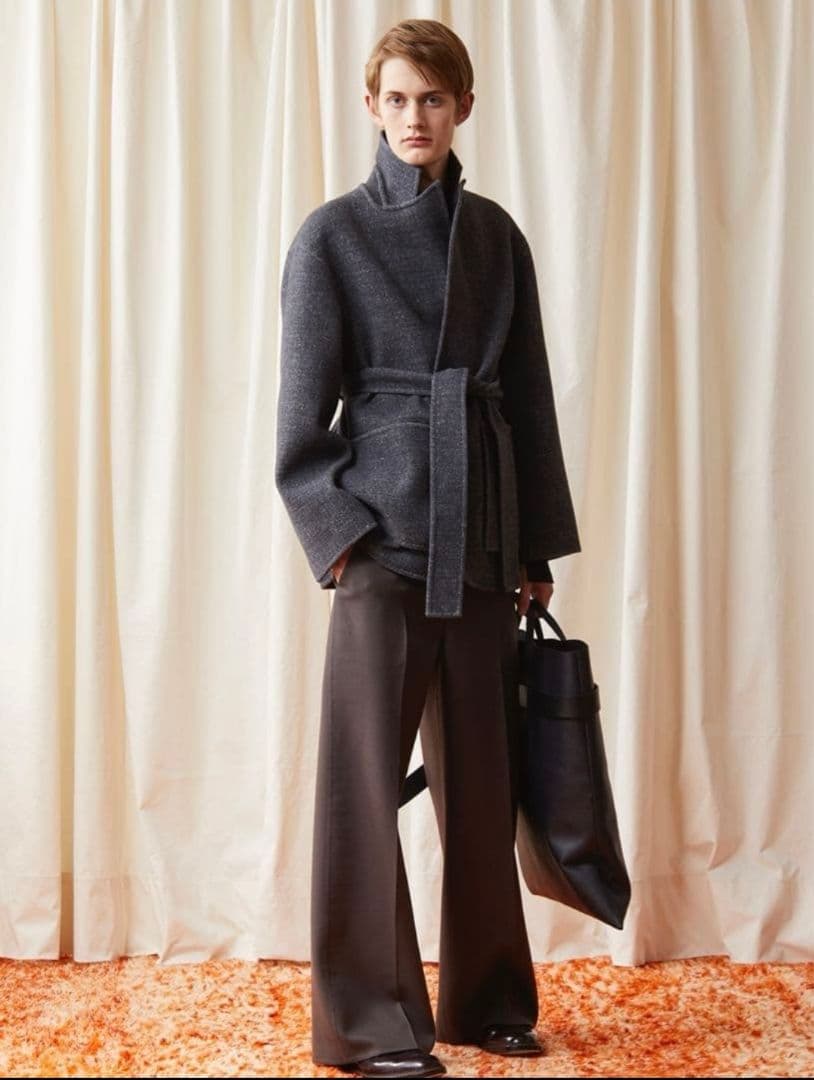 postelegant ウールリバーショートコート