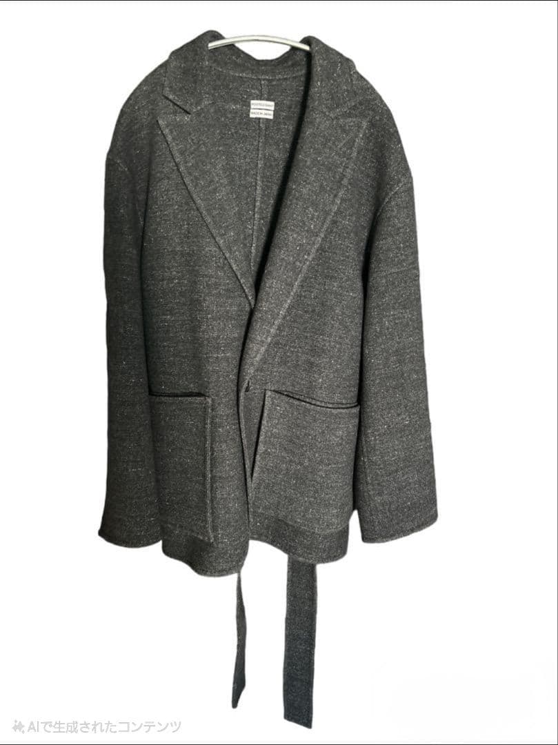 postelegant ウールリバーショートコート