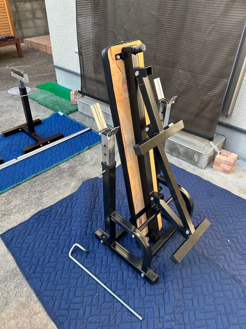 トレーニングベンチ バーベル ダンベル付き