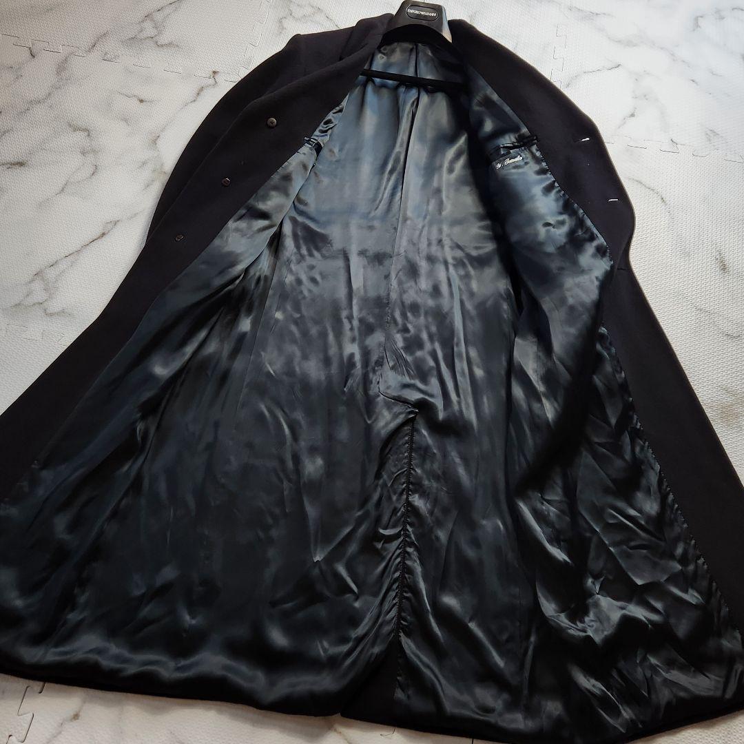 入手困難✨アルマーニコレツィオーニ チェスターコート 総カシミヤ マキシ丈