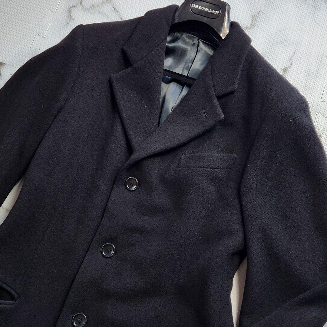 入手困難✨アルマーニコレツィオーニ チェスターコート 総カシミヤ マキシ丈