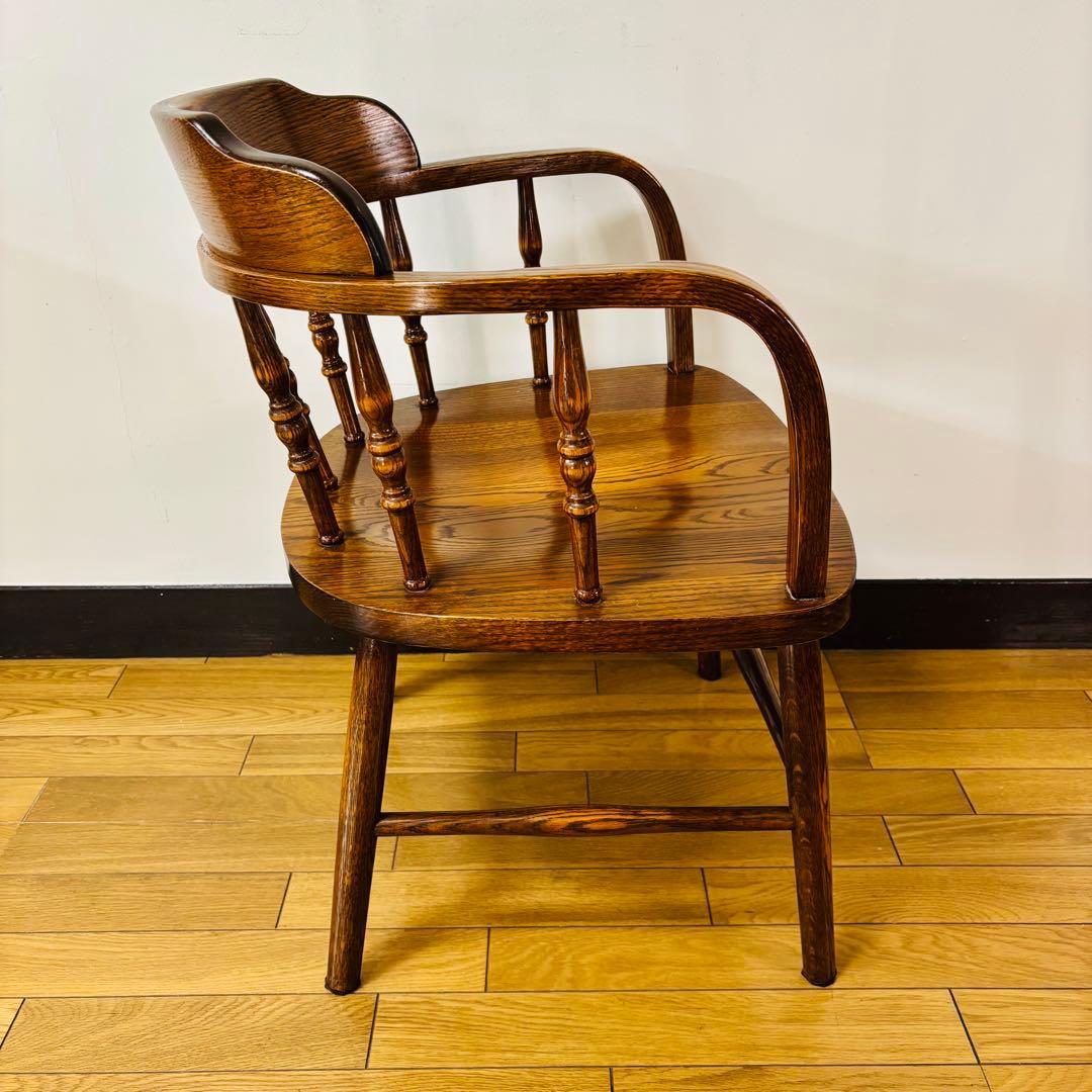 【希少品】　三越扱　Shin Lee シンリーオーク材 ダイニングチェア　送料込