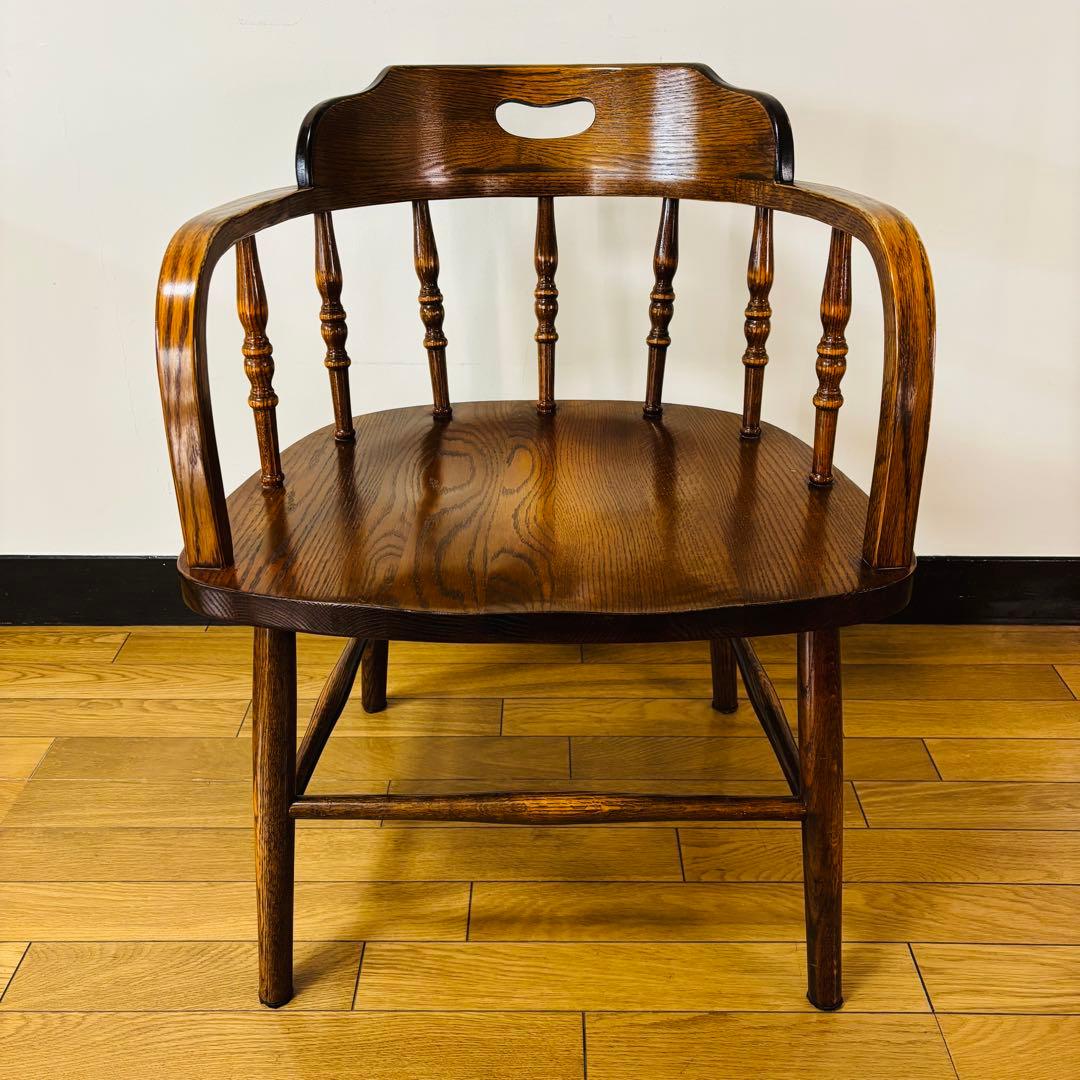 【希少品】　三越扱　Shin Lee シンリーオーク材 ダイニングチェア　送料込