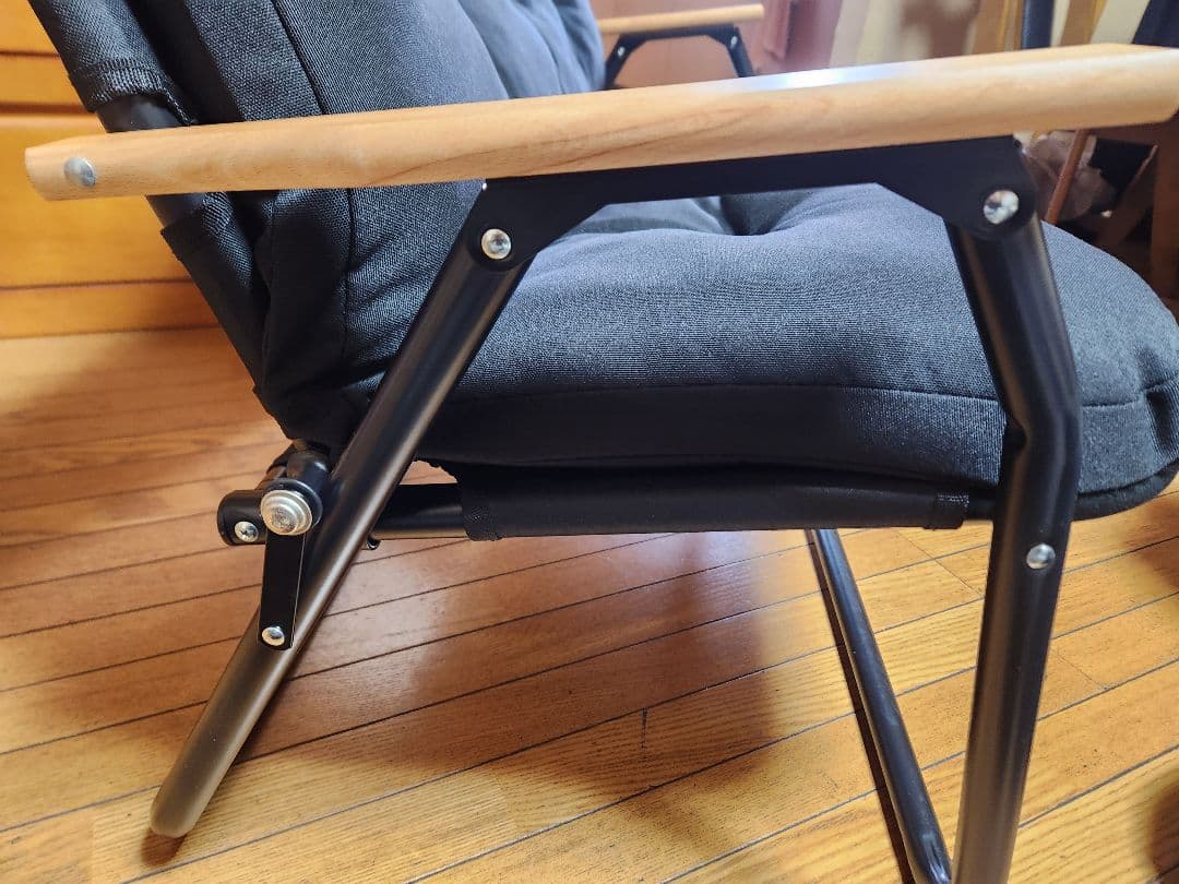 キャプテンスタッグ　ベンチ　ベンチカバー付き　ほぼ未使用　黒