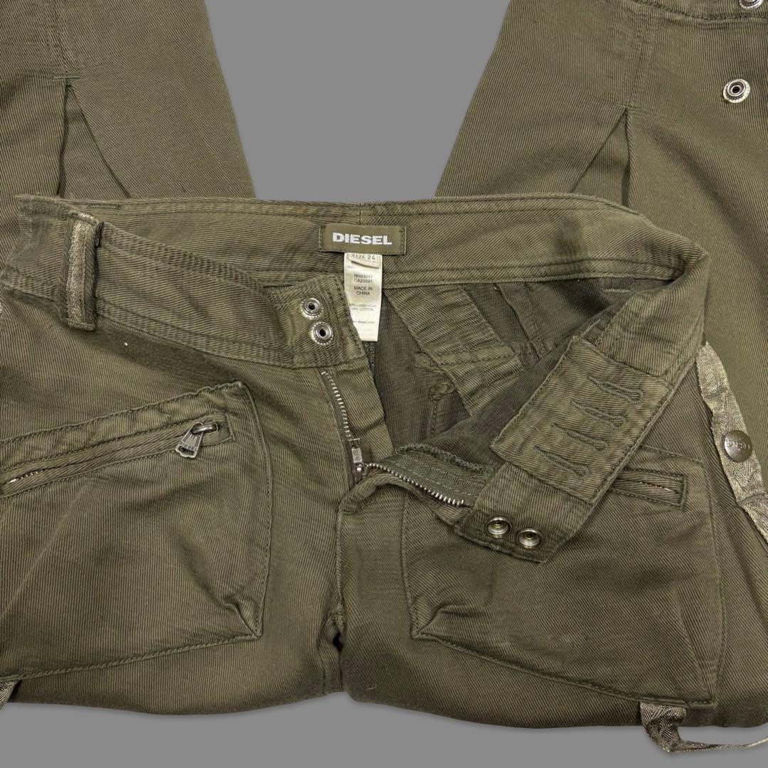 パンツ Rare 00s- Archive DIESEL cropped cargo