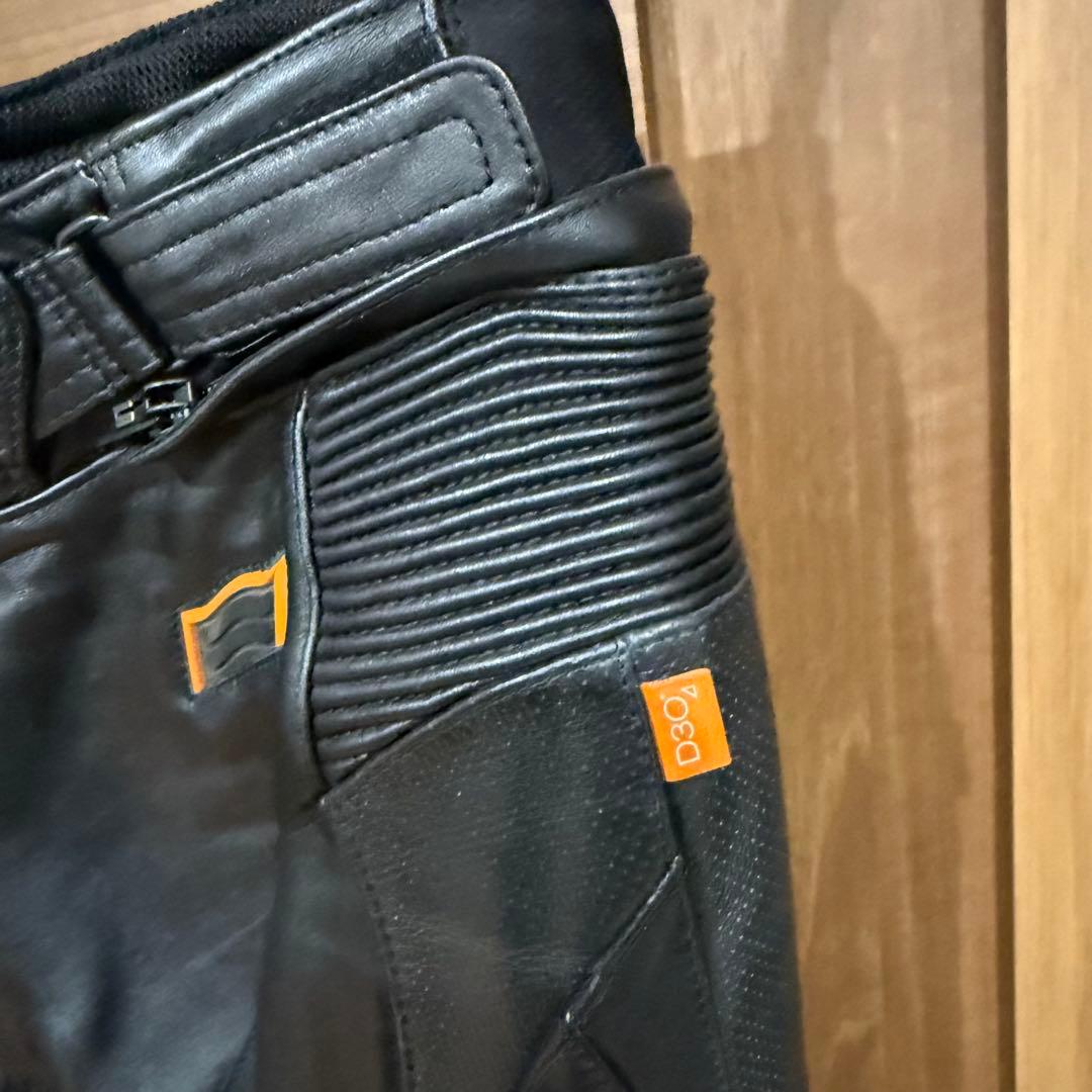 HYODブラックレザーパンツ