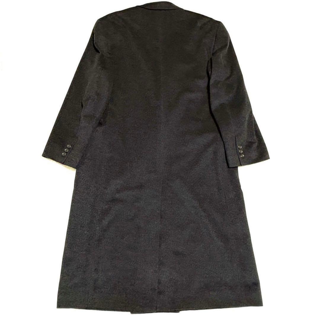 ピュアカシミヤ　チェスターコート　ダブル　マキシ丈　オーバーサイズ