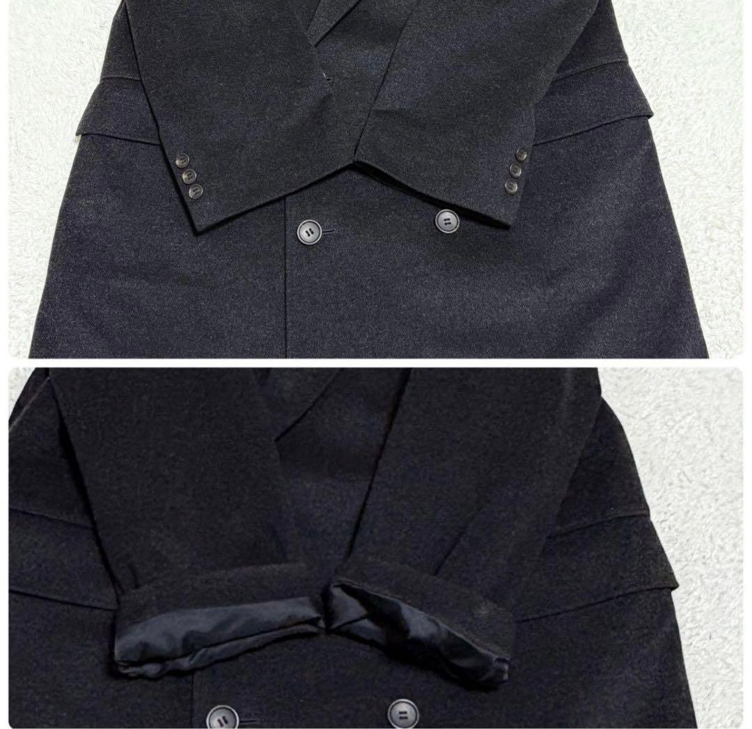 ピュアカシミヤ　チェスターコート　ダブル　マキシ丈　オーバーサイズ