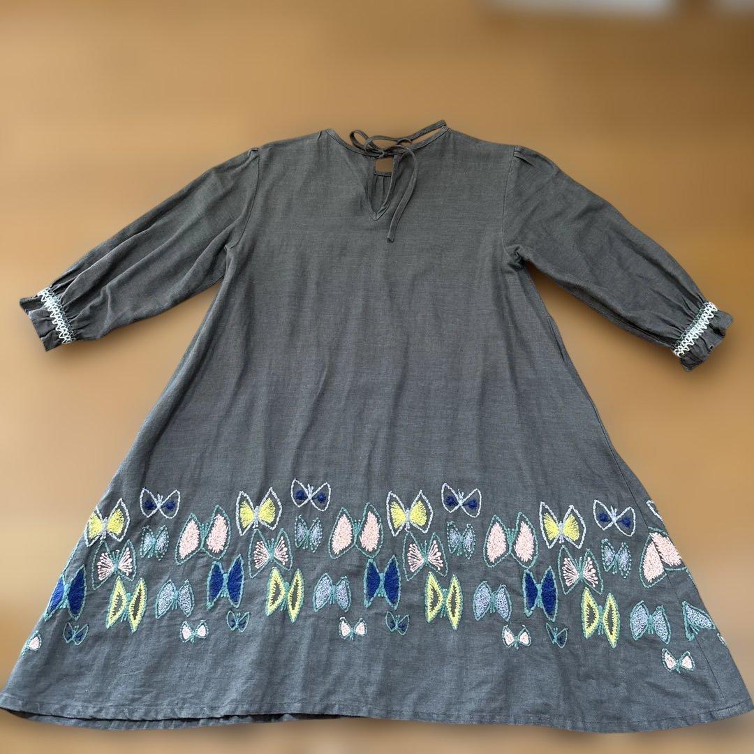 ミナペルホネン スカイフラワー　ワンピース