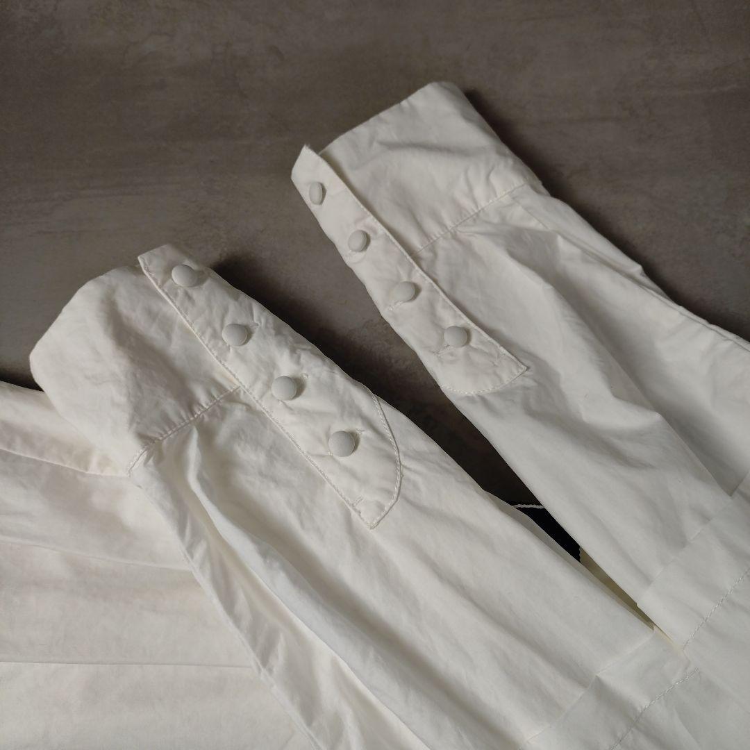 TSUMORICHISATO　ツモリチサト　デザインシャツワンピース　ホワイトM