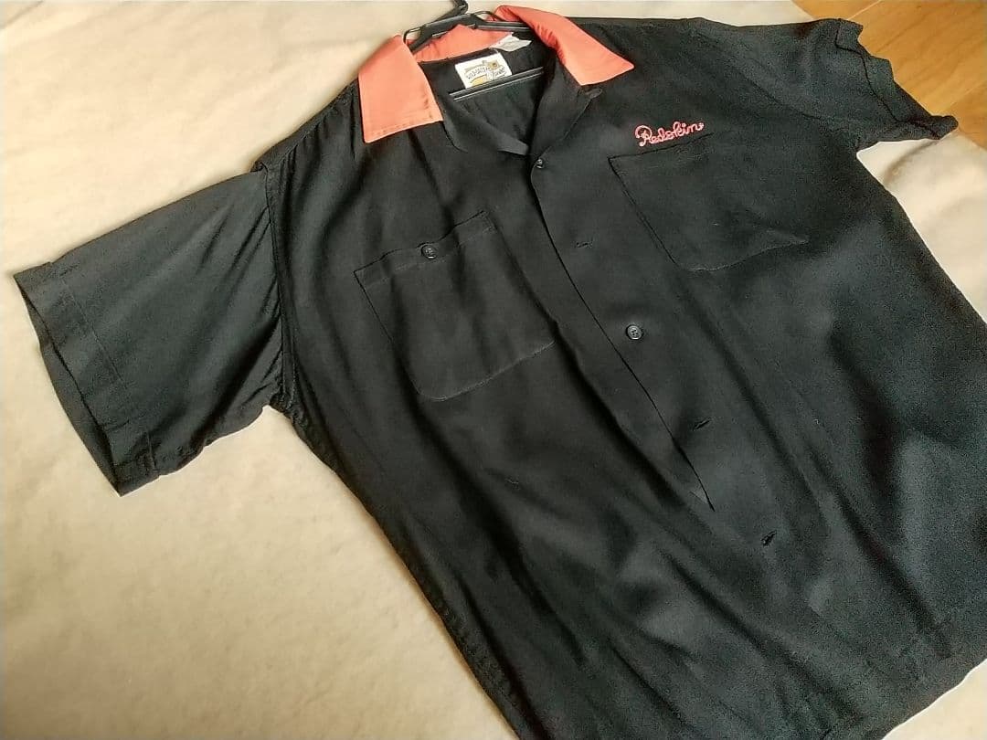 Indian Motorcycle 刺繍ボウリングシャツ