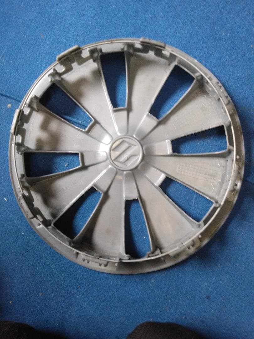 シルバー 10本スポーク ホイールカバー 4枚セット 14 inch