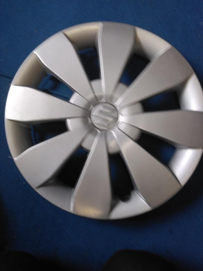 シルバー 10本スポーク ホイールカバー 4枚セット 14 inch