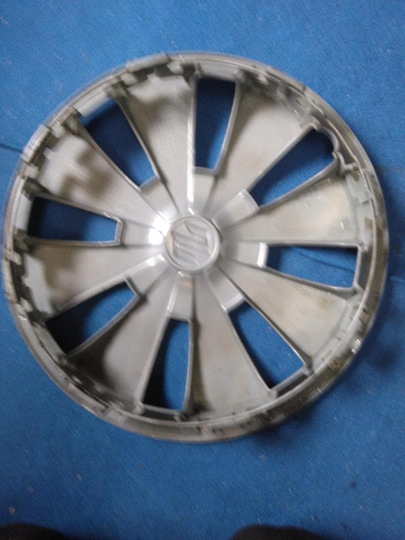 シルバー 10本スポーク ホイールカバー 4枚セット 14 inch