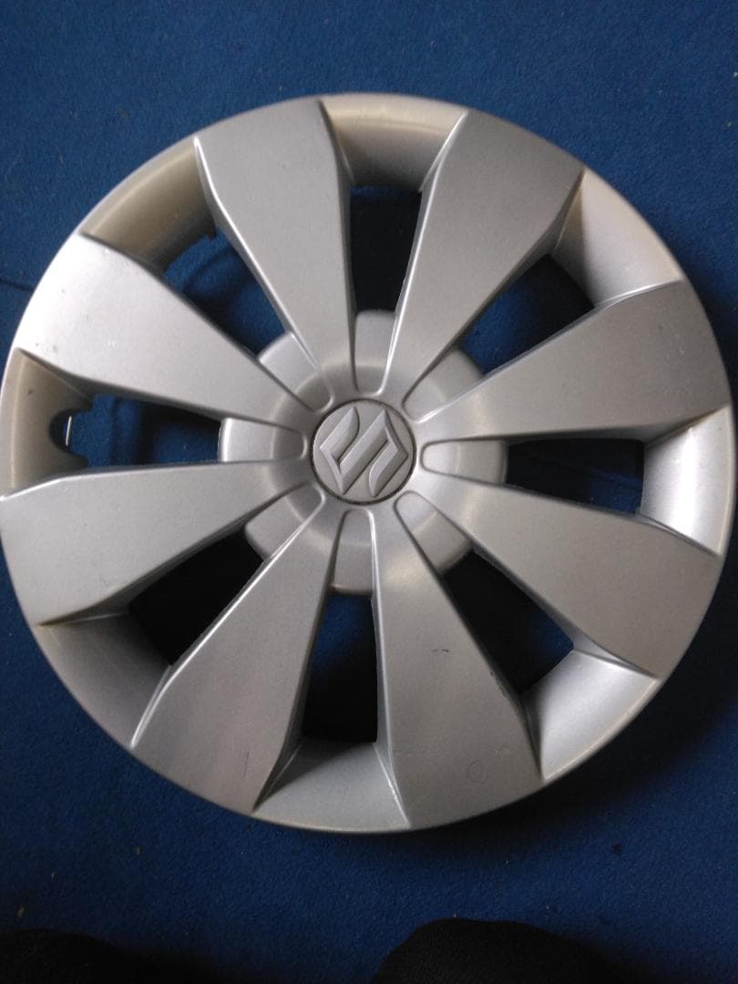 シルバー 10本スポーク ホイールカバー 4枚セット 14 inch